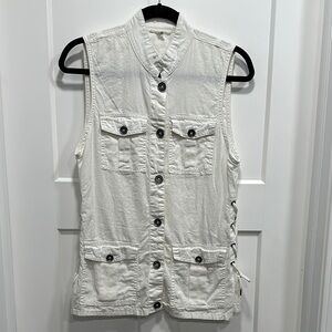 Button Down Utility Top - Size Small